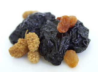 Dried fruits.