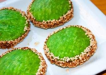 Chinese green tea cakes NO.2