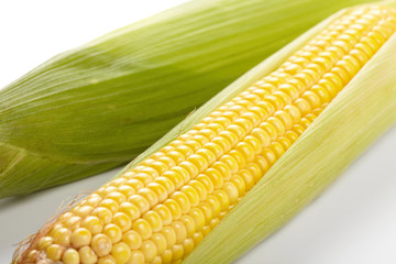 Fresh corn vegetable