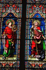 Fototapeta premium vitrail de la cathédrale saint andré, Bordeaux