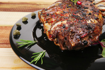 served ribs