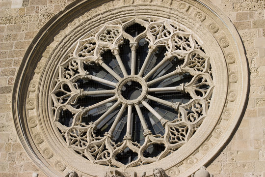 Rosone Chiesa dei martiri a Otranto