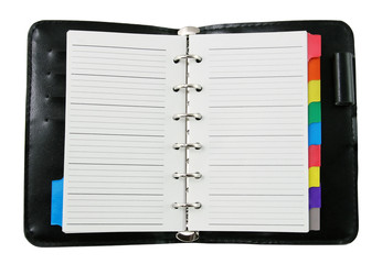 Notebook with clipping path