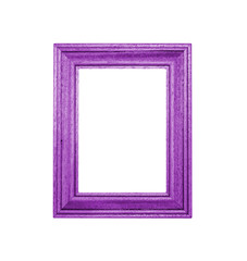 Purple Frame an white background
