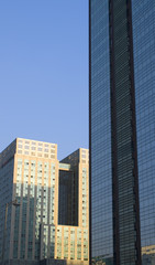 Fototapeta na wymiar high buildings in the City