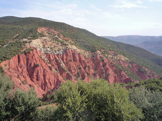 Montagne de l'Atlas Maroc