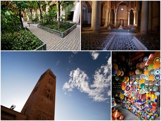 Dans la ville de Marrakech