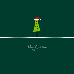 Christmas Tree & Santas Hat