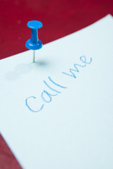call me! post-it