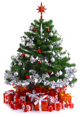 decorated Christmas tree