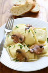 Mushroom Ravioli