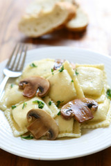 Mushroom Ravioli
