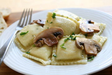Mushroom Ravioli
