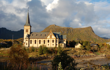 Fototapeta premium Lofotkatedralen - Lofoten