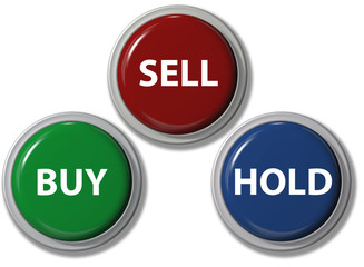 Click BUY SELL HOLD financial buttons