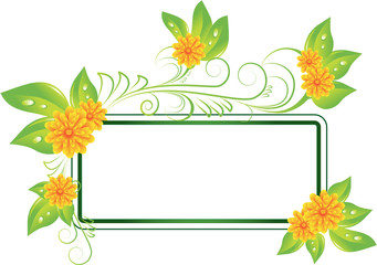 Floral frame