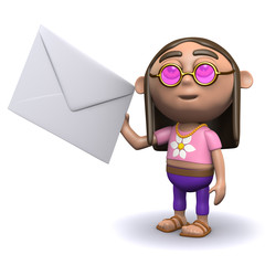 3d Hippy has mail
