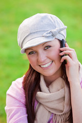 Young woman having a phone call