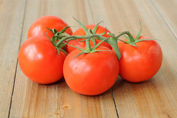 Fresh ripe red tomatoes