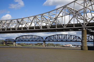 Bridges between Kentucky and Indiana