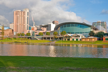 the river downtown adelaide, south australia