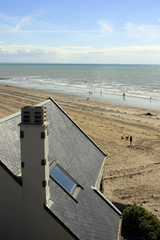 Fototapeta na wymiar dom na plaży
