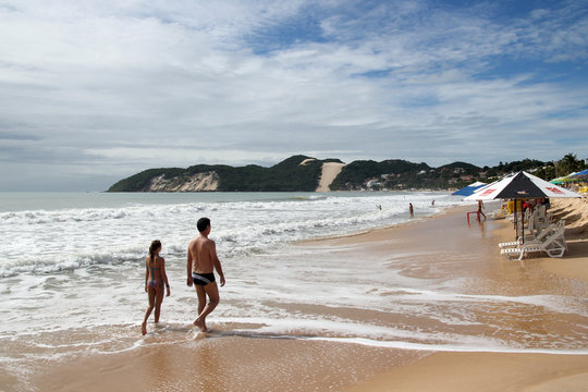 Ponta Negra beach in Natal, Brazil