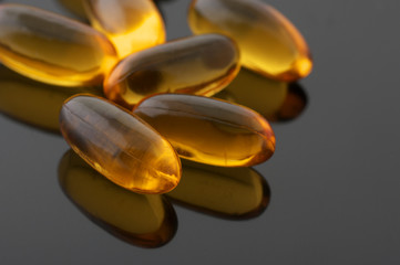 Capsules of fish oil