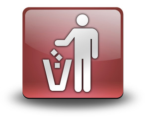 Red 3D Effect Icon 
