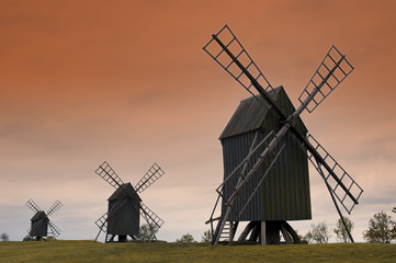 Naklejka premium Windmühlen