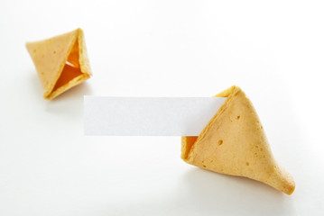 Glückskeks mit Blankopapierstreifen