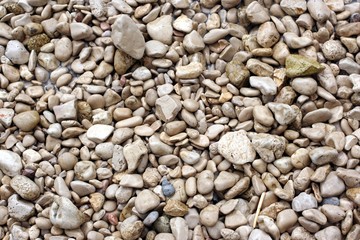 Sea stones as a background