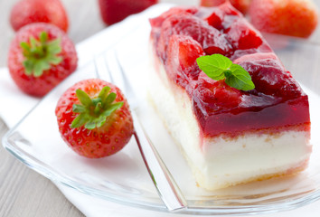 Erdbeerschnitte