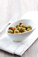 gef&uuml;llte Oliven