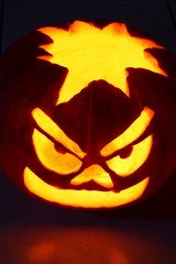 scary jack o'lantern