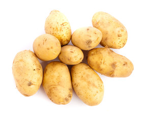 potatoes isolated
