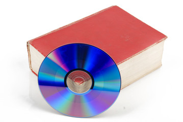 Fototapeta premium DVD with dictionary