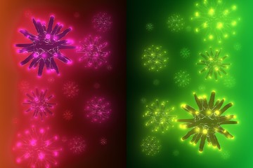 Shone viruses in blood plasma