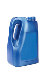 blue engine oil bottle