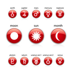 All zodiac red