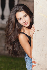 Pretty Teenager Outdoors