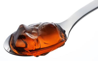 Jelly on the spoon
