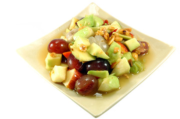 Thai spicy mixed fruits salad