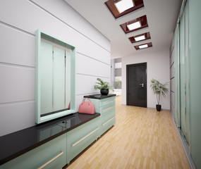 Flur Interior 3d