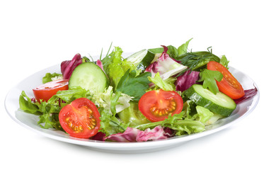 salad with vegetables