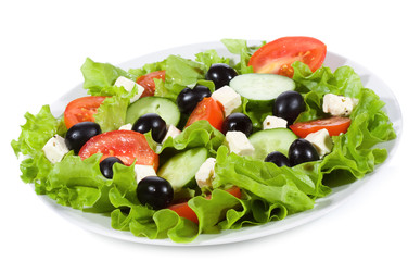Obraz na płótnie Canvas salad with vegetables