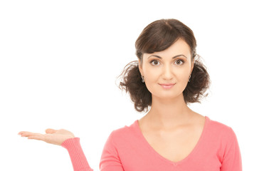 Fototapeta premium something on the palm