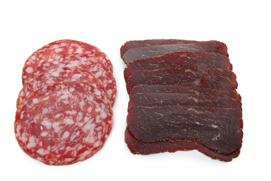charcuterie, rosette et grison