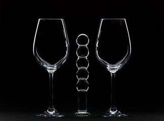 Wine Glasses and Dildo