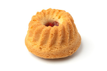 cake stuffed with red jam